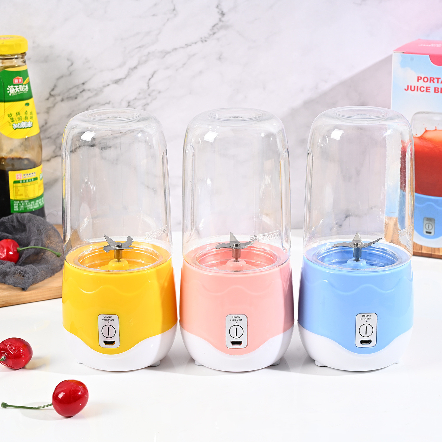 Portable Blender Home Mini Fruit Juicing Cup Kitchen Gadgets - Image 2