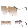 Sunglasses, men, women, men and women, sunglasses, frameless, rivet, personality glasses