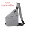 Digital canvas bag for men's canvas chest, chest, chest, slung shoulder, multi function and single shoulder burglar burglar bag