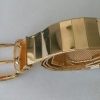 Gold Silver & Black Shiny Belts