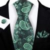 Jacquard-embroidered Cashew Flower Tie