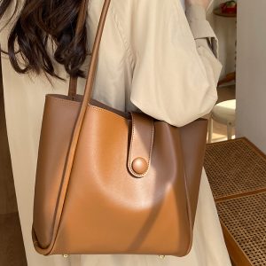 Retro One-shoulder High-grade Fashion Work Commuter Tote