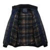 Men's cotton clothing men's Korean version of the solid color stitching middle-aged men's cotton men's self-cultivation collar
