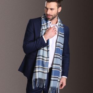 New Europe Fashion Shawl Scarves Men Winter Warm Tartan