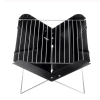BBQ Grill Folding Stainless Steel Portable Small Barbecue Grill Tool BBQ Outdoor Camping Charcoal Furnace BBQ Grills Accessories