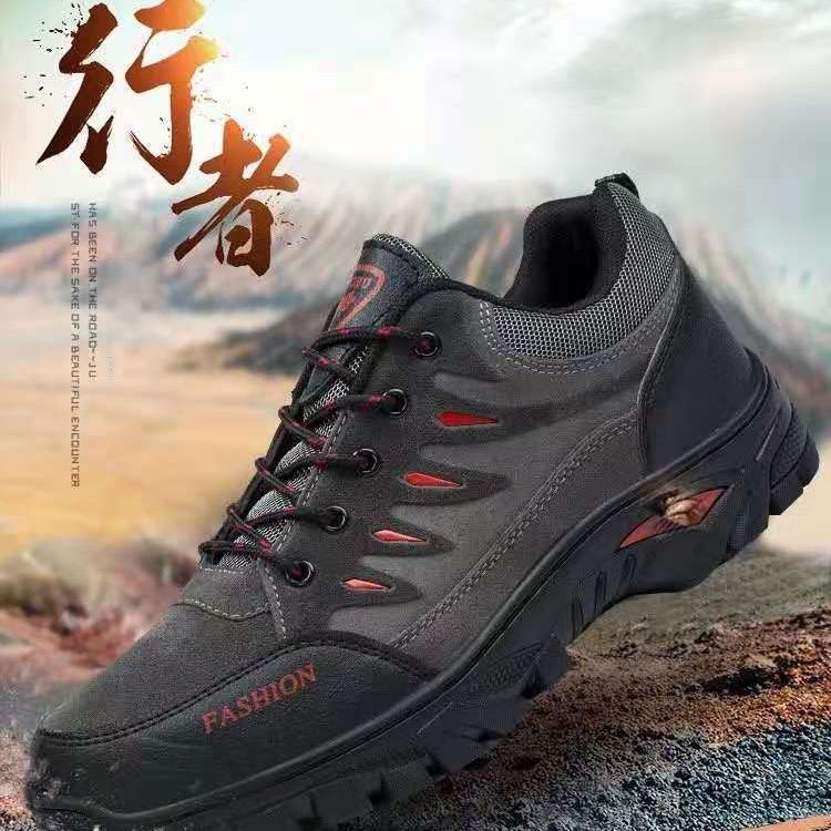 Men's Shoes Hiking Shoes Korean Fashion Casual Sneaker Outdoor Hiking - Image 3