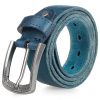 Cowhide Men's Personality Alloy Pin Buckle Trend Belt