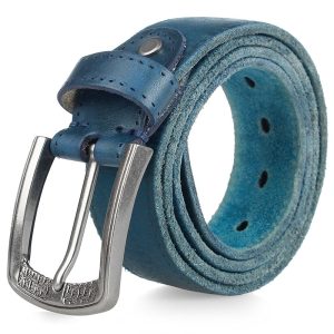 Cowhide Men's Personality Alloy Pin Buckle Trend Belt