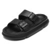 Mens Fashion Simple Solid Color Thick Bottom Sandals