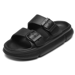 Mens Fashion Simple Solid Color Thick Bottom Sandals