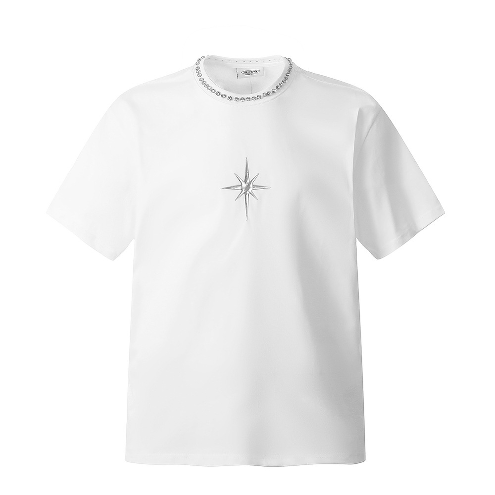 Dark Cross Star Short Sleeve Men Clothing - Image 4