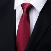 Mens Business Formal Zipper Tie With Blue Stripes